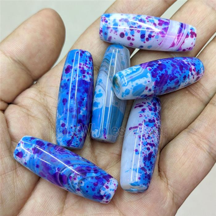 Natural Agate Rice Beads Dye