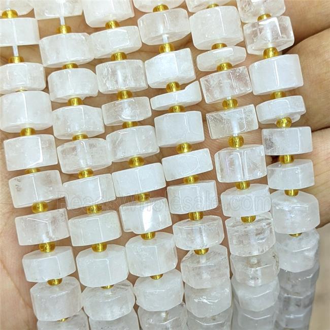 Natural Clear Quartz Heishi Beads