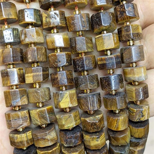 Natural Tiger Eye Stone Heishi Beads
