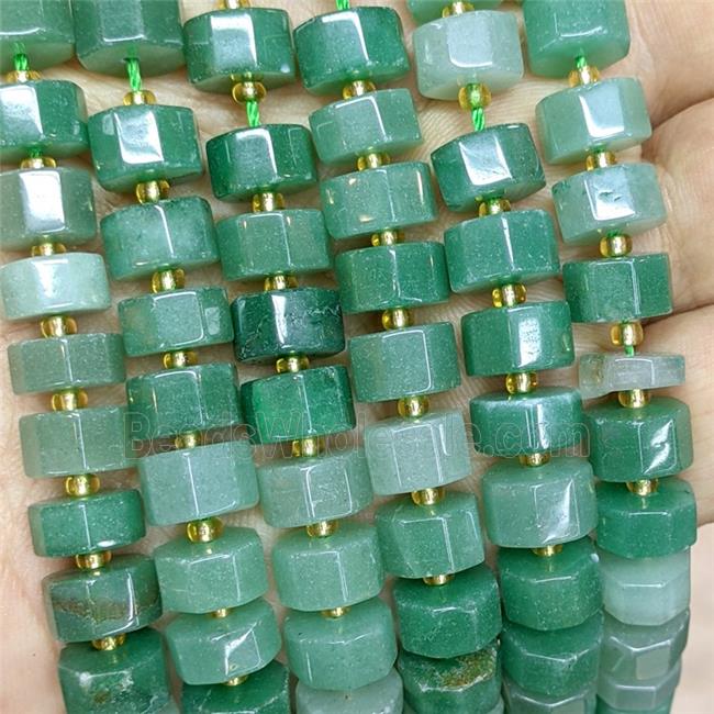Natural Green Aventurine Heishi Beads