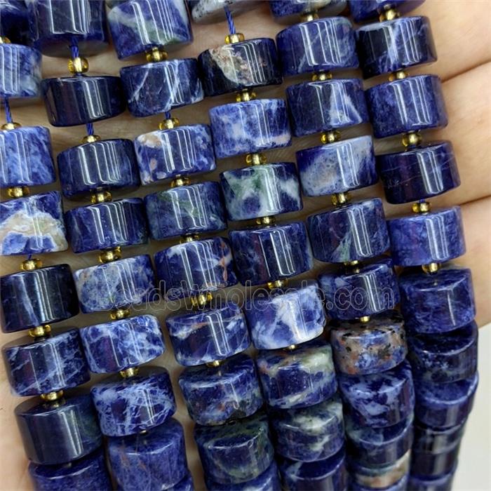 Natural Blue Sodalite Heishi Beads