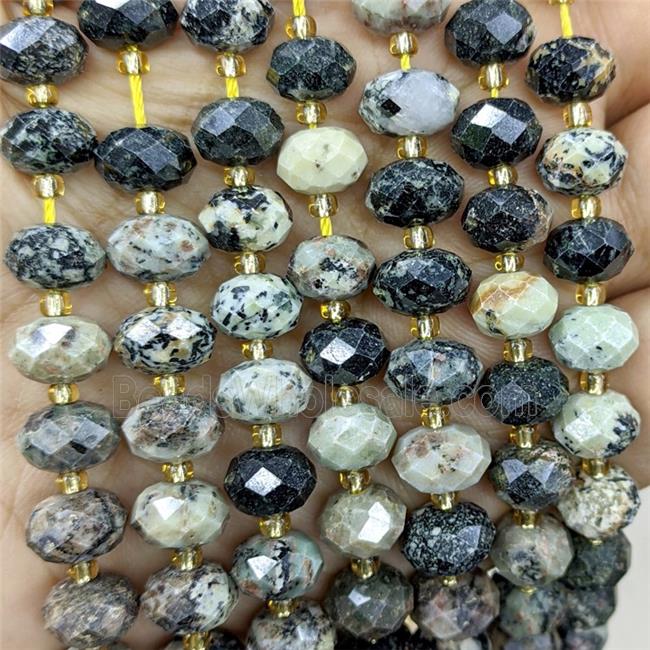 Chohua Jasper Beads Faceted Rondelle