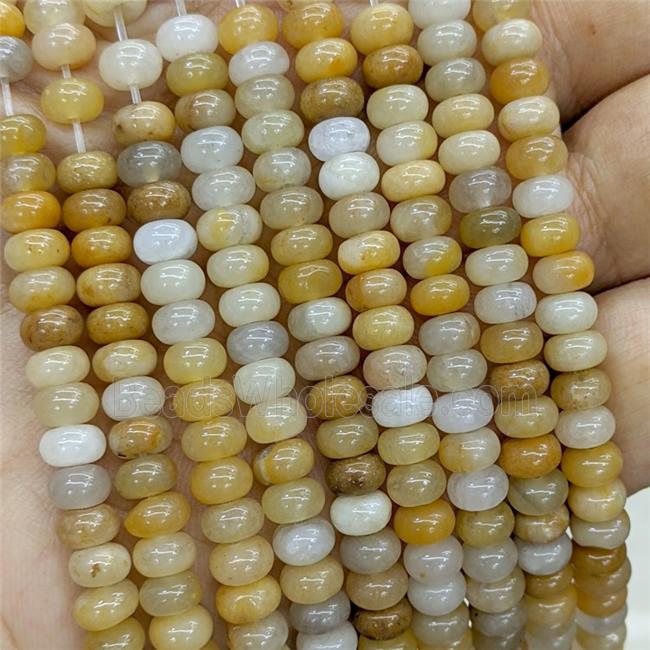 Natural Yellow Aventurine Beads Smooth Rondelle
