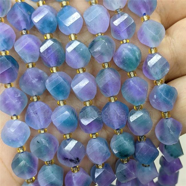 Lavender Jade Twist Beads Dye