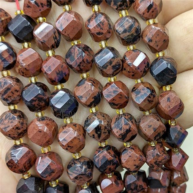 Natural Autumn Jasper Twist Beads