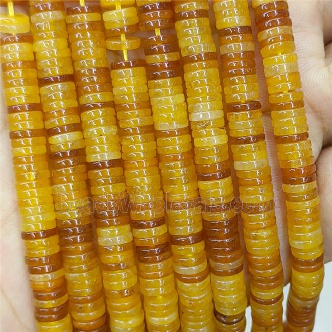 Amber Jade Heishi Beads Dye