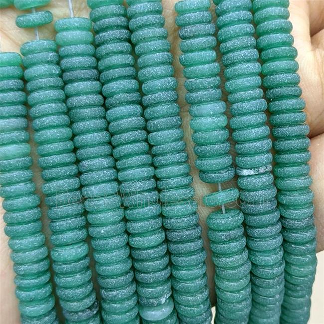 Green Aventurine Heishi Beads Matte