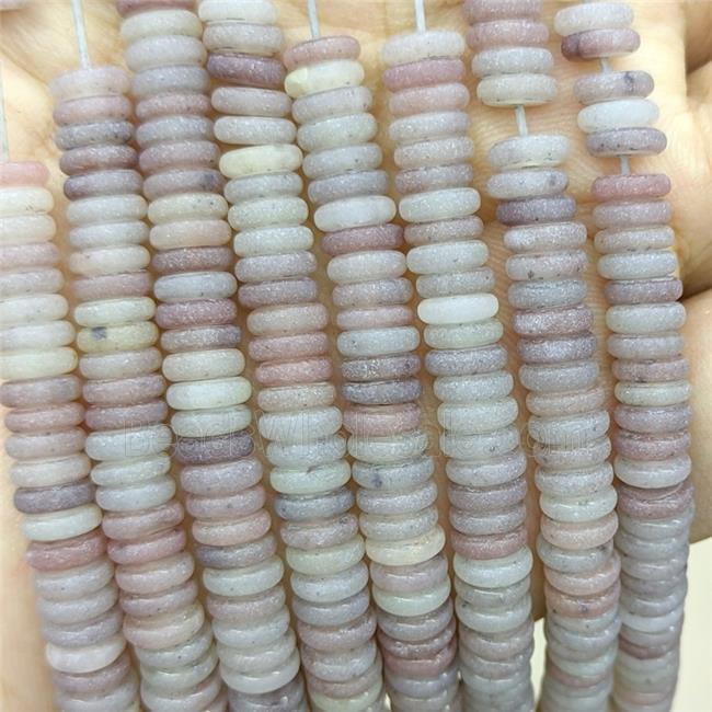 Purple Aventurine Heishi Beads Matte