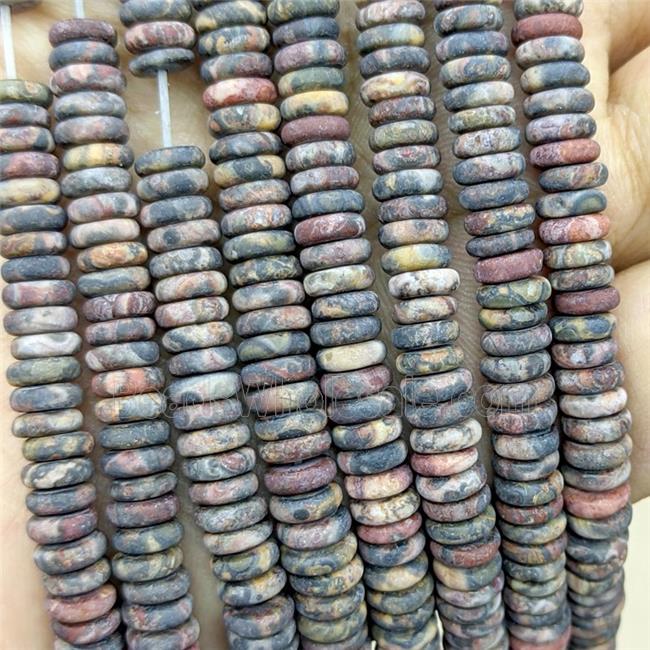 Ocean Jasper Heishi Beads Multicolor Matte