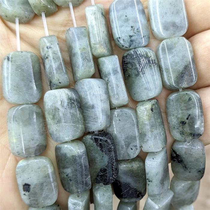Natural Labradorite Rectangle Beads