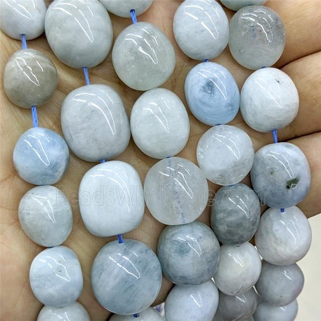 Natural Aquamarine Nugget Beads Blue Freeform