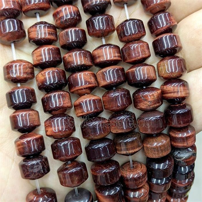 Red Tiger Eye Stone Heishi Beads