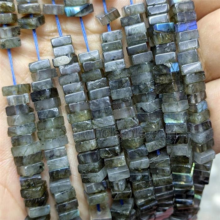 Natural Labradorite Square Beads