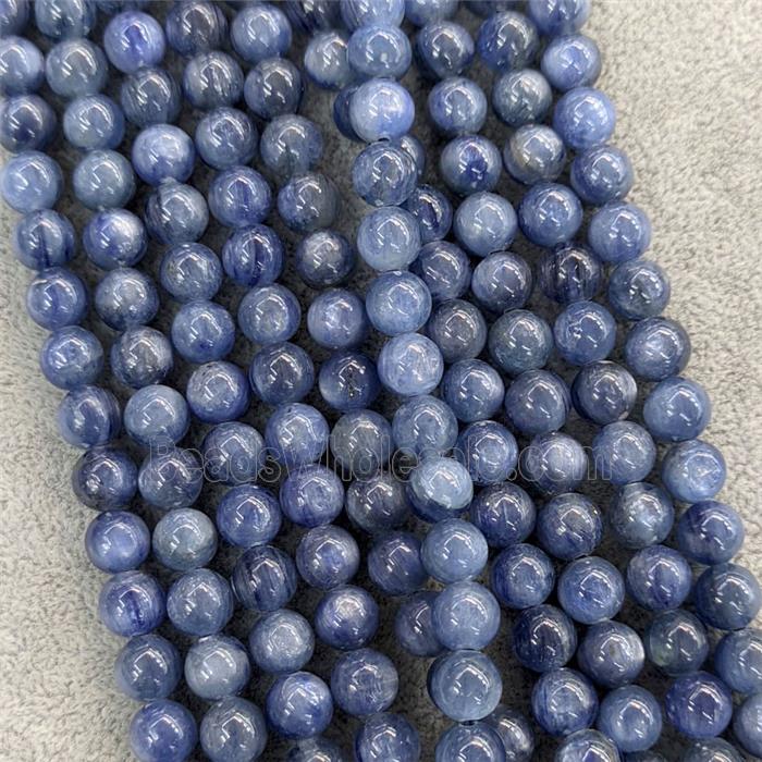 Natural Kyanite Beads Smooth Round A-Grade