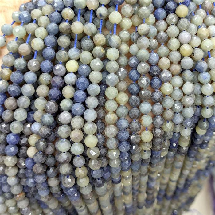 Natural Blue Sapphire Beads Faceted Round