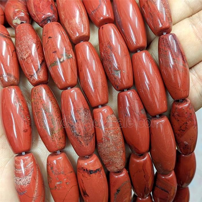 Natural Red Jasper Rice Beads AB-Grade