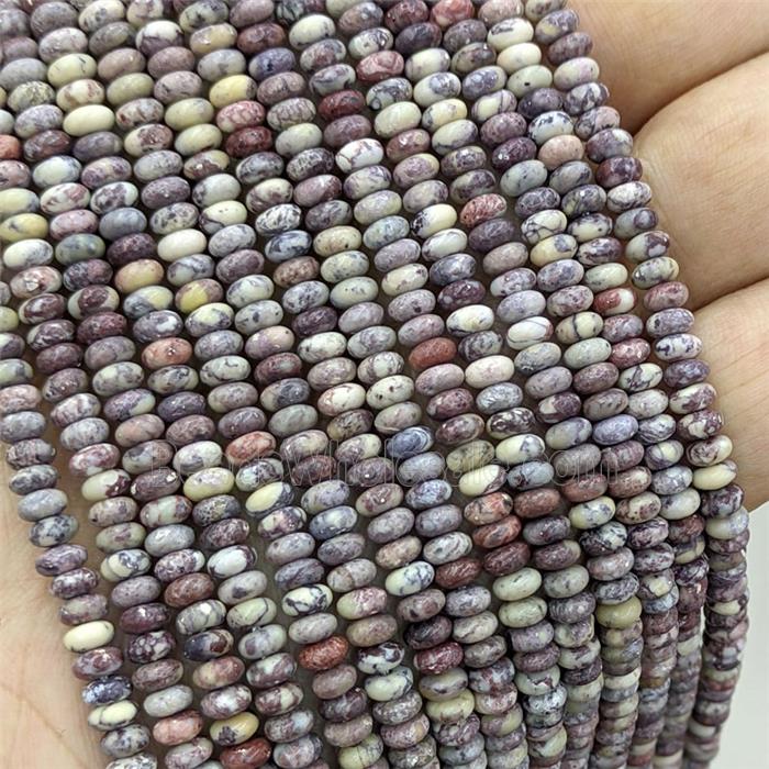 American Turquoise Beads Smooth Rondelle