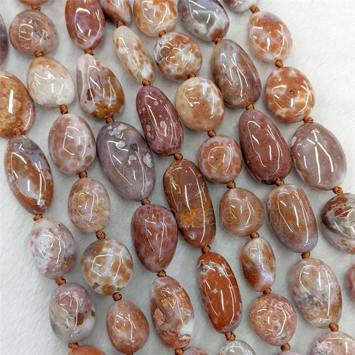 Natural Red Carnelian Nugget Beads Freeform