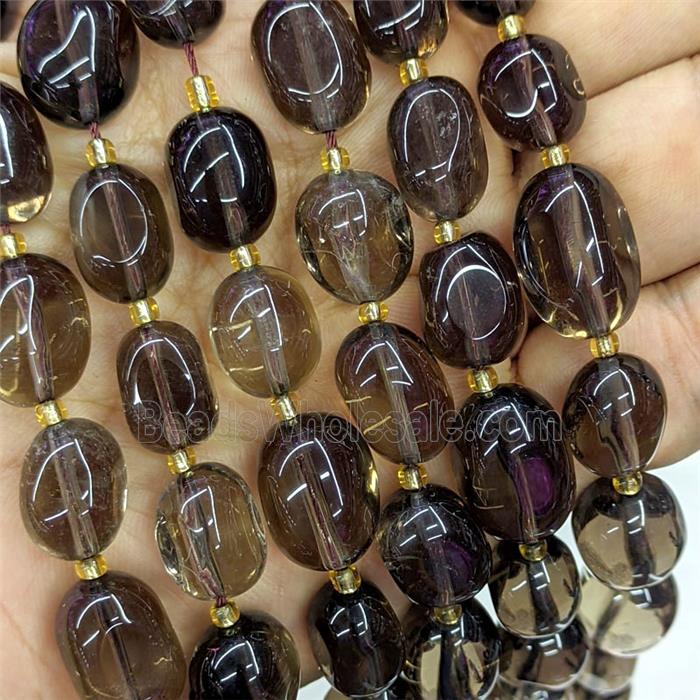 Smoky Quartz Nugget Beads Freeform