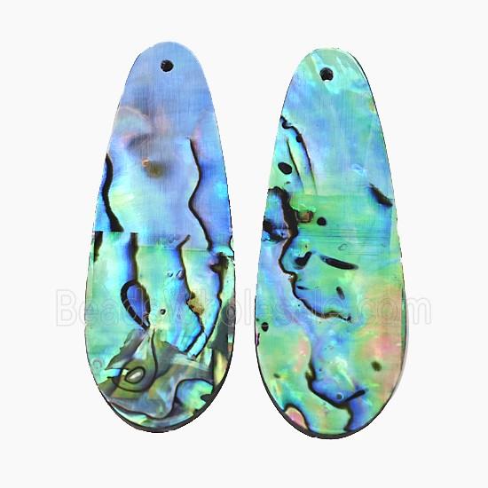 Abalone Shell Teardrop Pendant