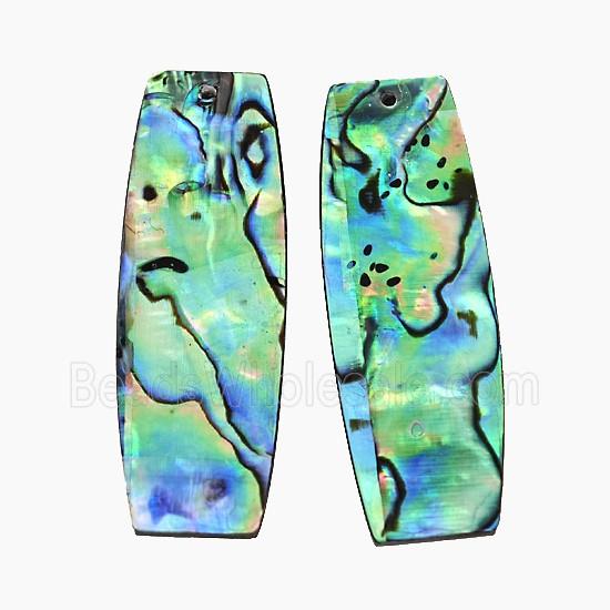 Abalone Shell Rectangle Pendant