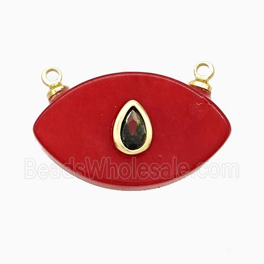 gemstone Pendant pave zircon, gold plated