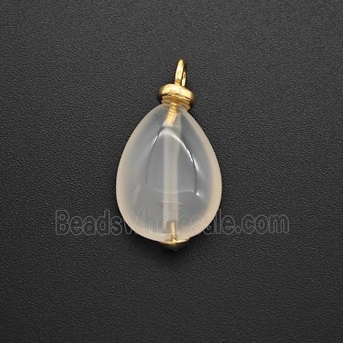 gemstone Pendant, gold plated