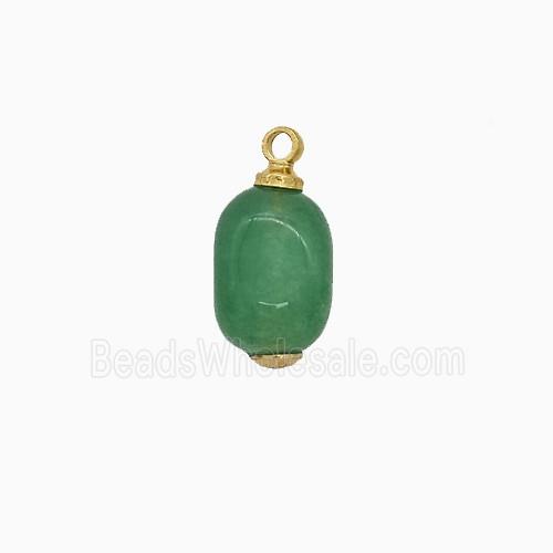 gemstone Pendant, gold plated