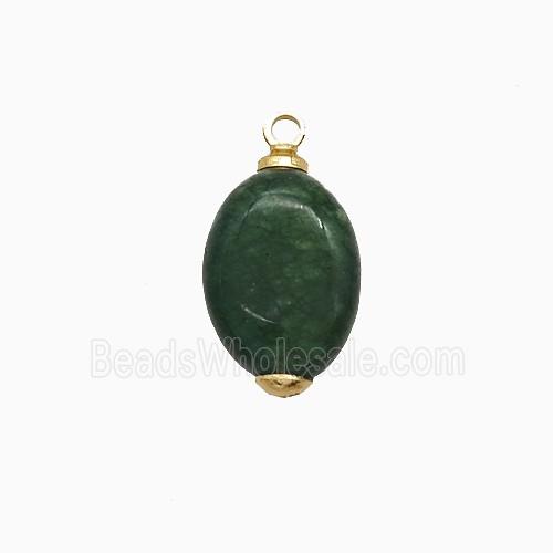 gemstone Pendant, gold plated