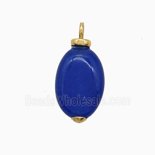 gemstone Pendant, gold plated