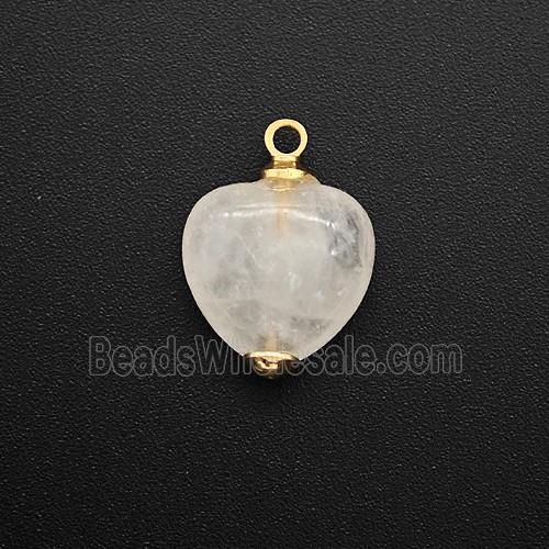 gemstone Pendant, gold plated