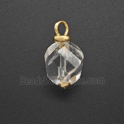 gemstone Pendant, gold plated