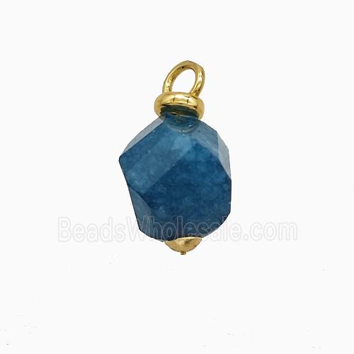 gemstone Pendant, gold plated