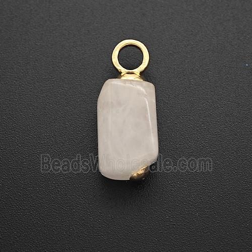 gemstone Pendant, gold plated
