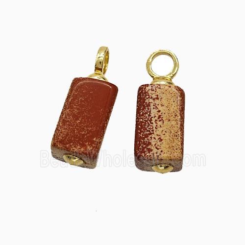 gemstone Pendant, gold plated