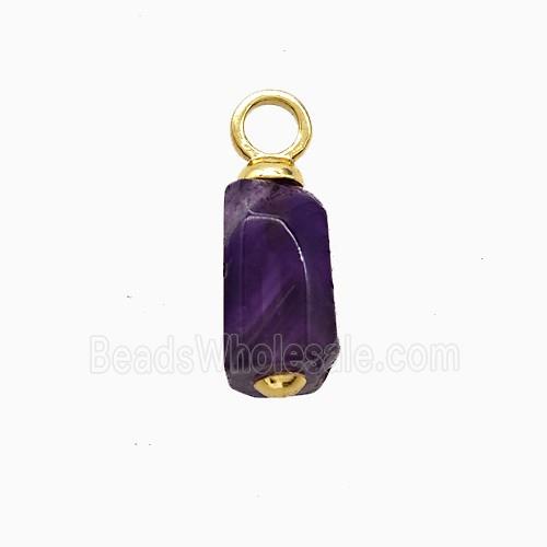 gemstone Pendant, gold plated