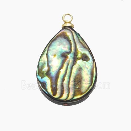 Abalone Shell Teardrop Pendant