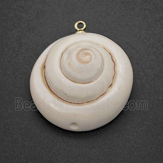 Sea Shell Spiral Pendant