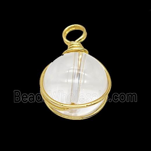 Gemstone Pendant, Platinum Plated