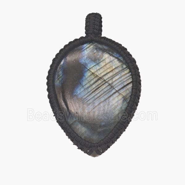 Gemstone Pendant, Pltinum Plated