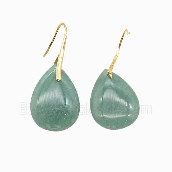 Gemstone Earring, gold Plated