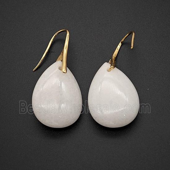 Gemstone Earring, gold Plated