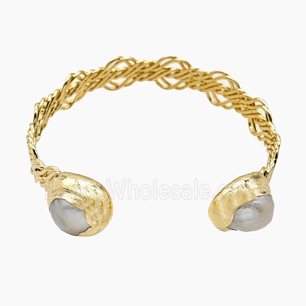 gemstone Bracelet, gold plated