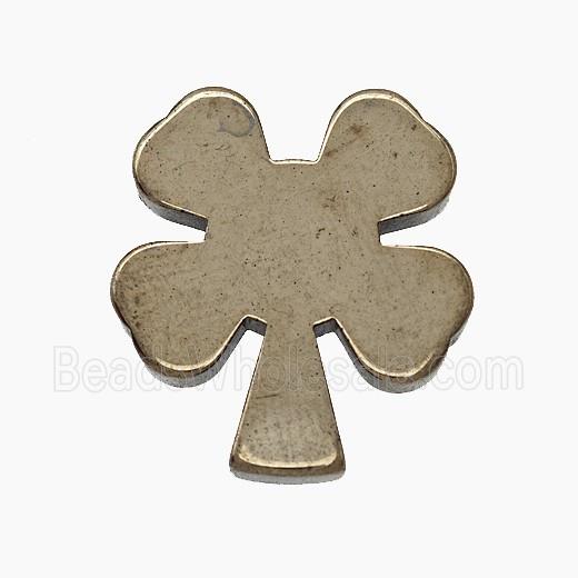 Hematite Clover Decoration No-Hole