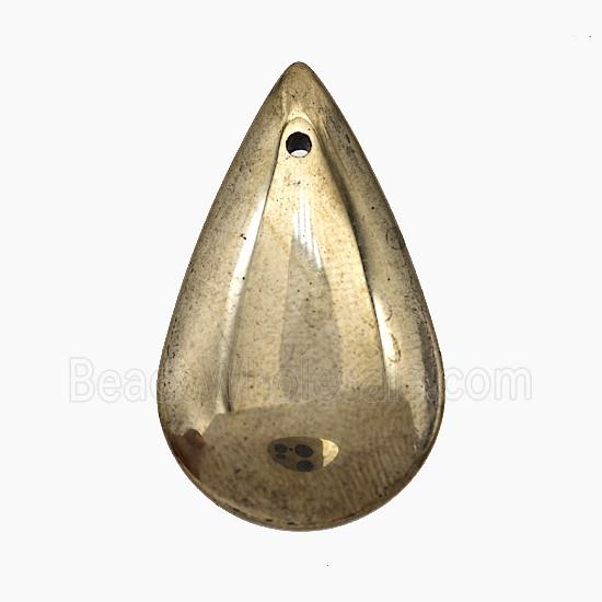 Hematite Teardrop Pendant