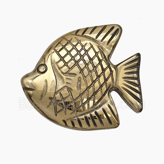 Hematite Fish Decoration No-Hole