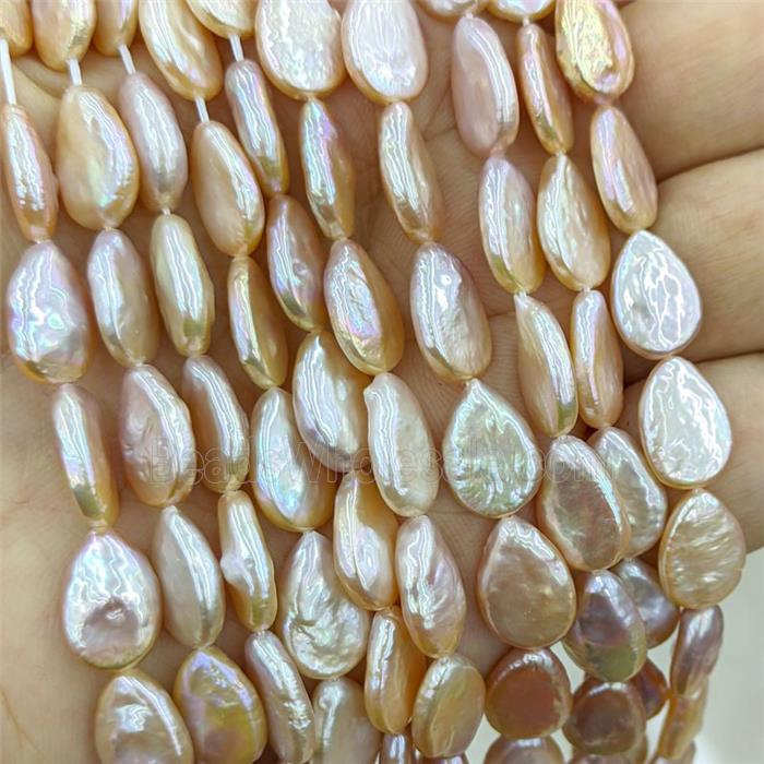 Natural Pink Pearl Beads Teardrop