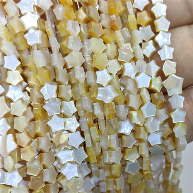 MOP Shell Star Beads
