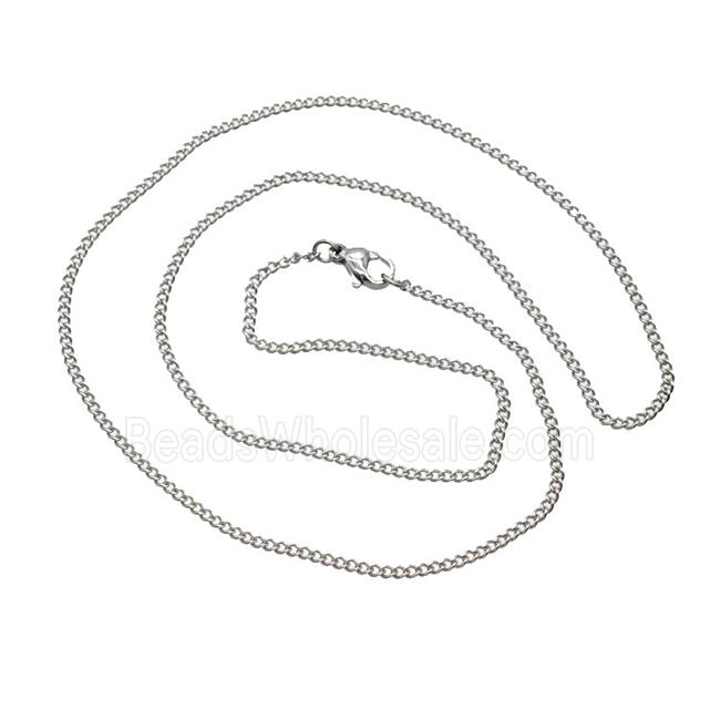 Raw Stainless Steel Necklace Chain
