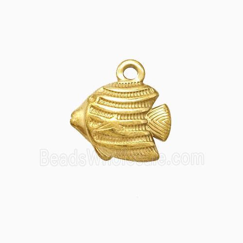 Stainless Steel Pendant, Platinum plated
